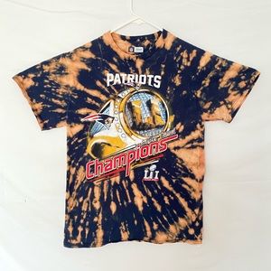 Custom Dyed Patriots Super Bowl Champions T-shirt